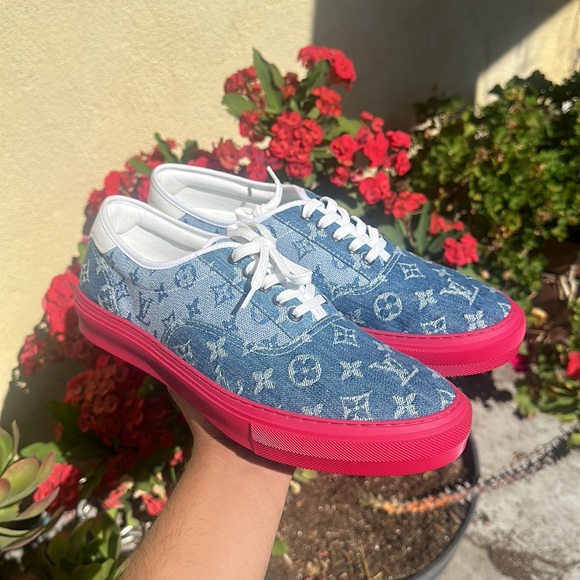 Louis Vuitton Trocadero Denim Red - Picture 2 of 6